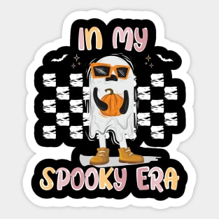 In My Spooky Era - Funny Halloween - Ghost Pumpkin Witch Sticker